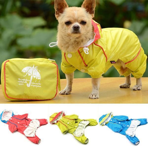 Dog Jumpsuit Raincoat