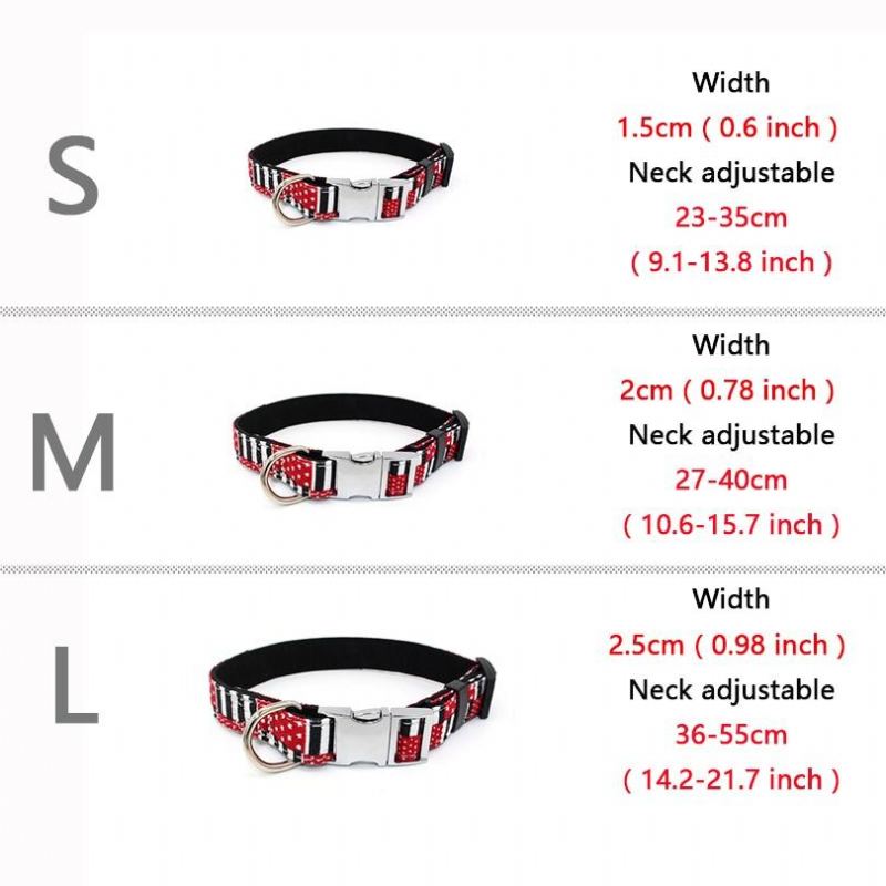 Fargerike Hundehalsbånd