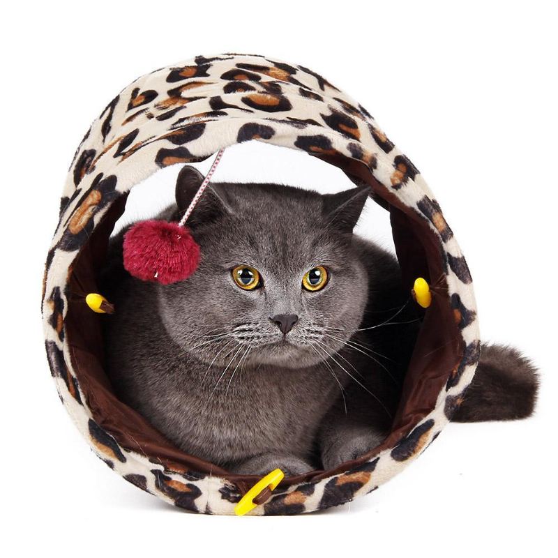 Mini Ultra Leopard Stil Tunnel For Katt