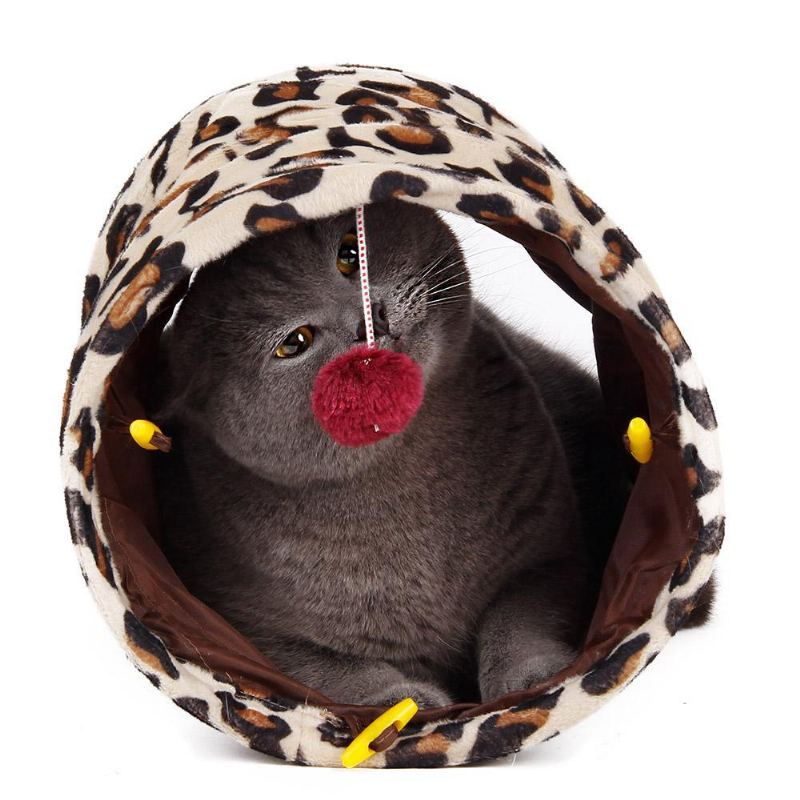 Mini Ultra Leopard Stil Tunnel For Katt