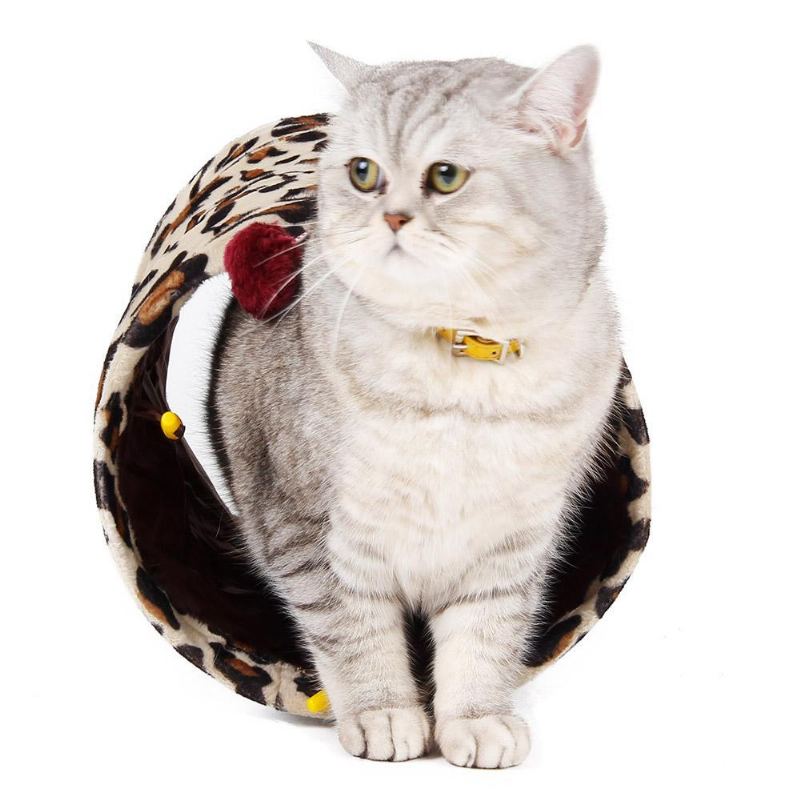 Mini Ultra Leopard Stil Tunnel For Katt