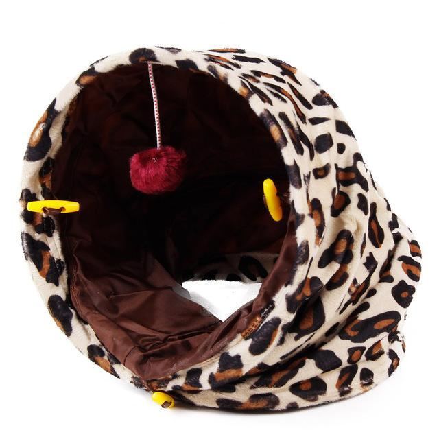 Mini Ultra Leopard Stil Tunnel For Katt