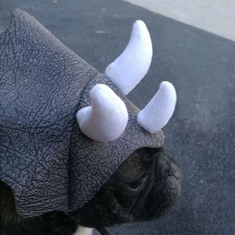 Triceratops Dinosaurhatt For Kjæledyr